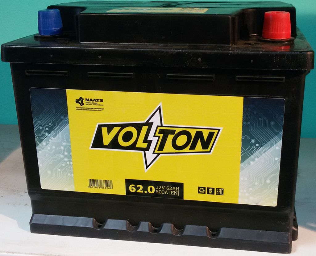 Аккумулятор VOLTON 6CT-62 о/п — Купить в наличии в Оренбурге в магазине 3  AUTO